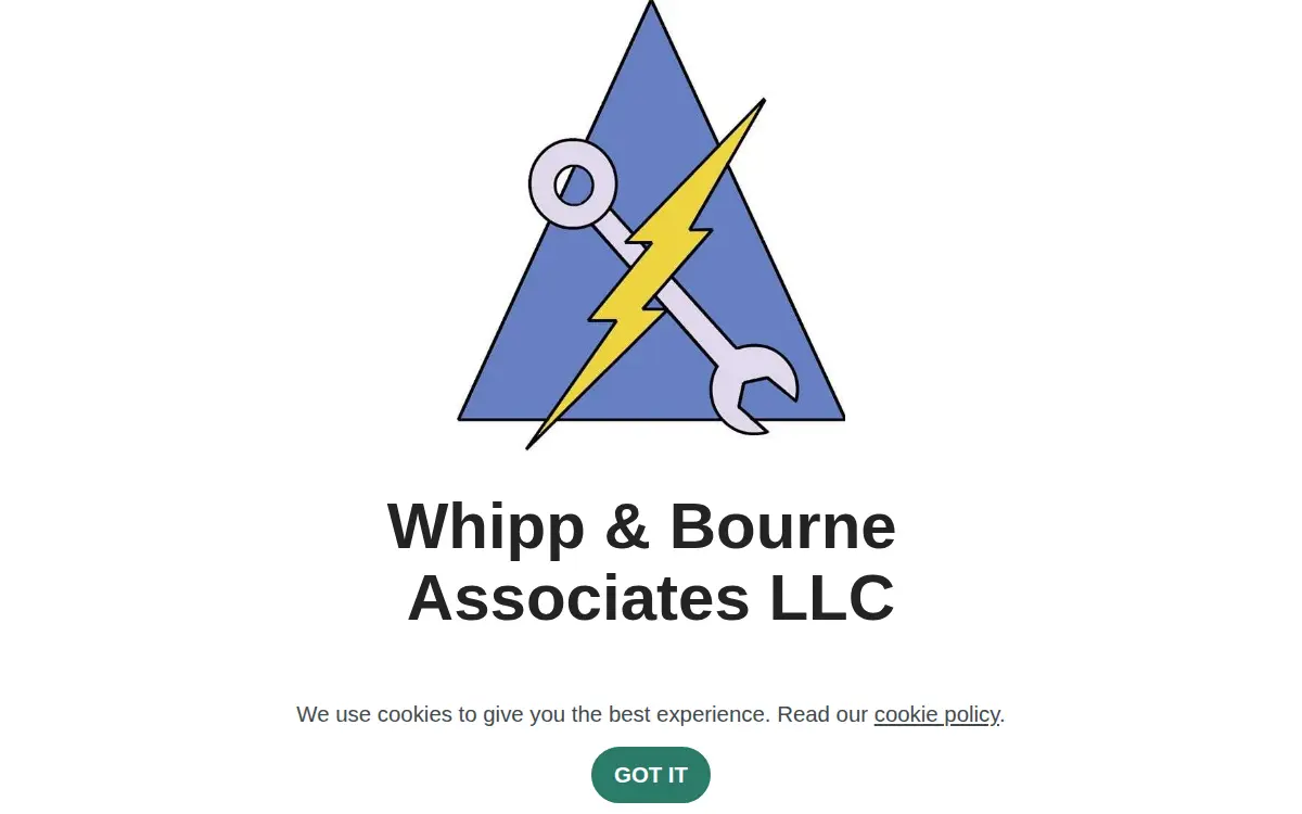 Homepage of Whipp & Bourne Associates LLC