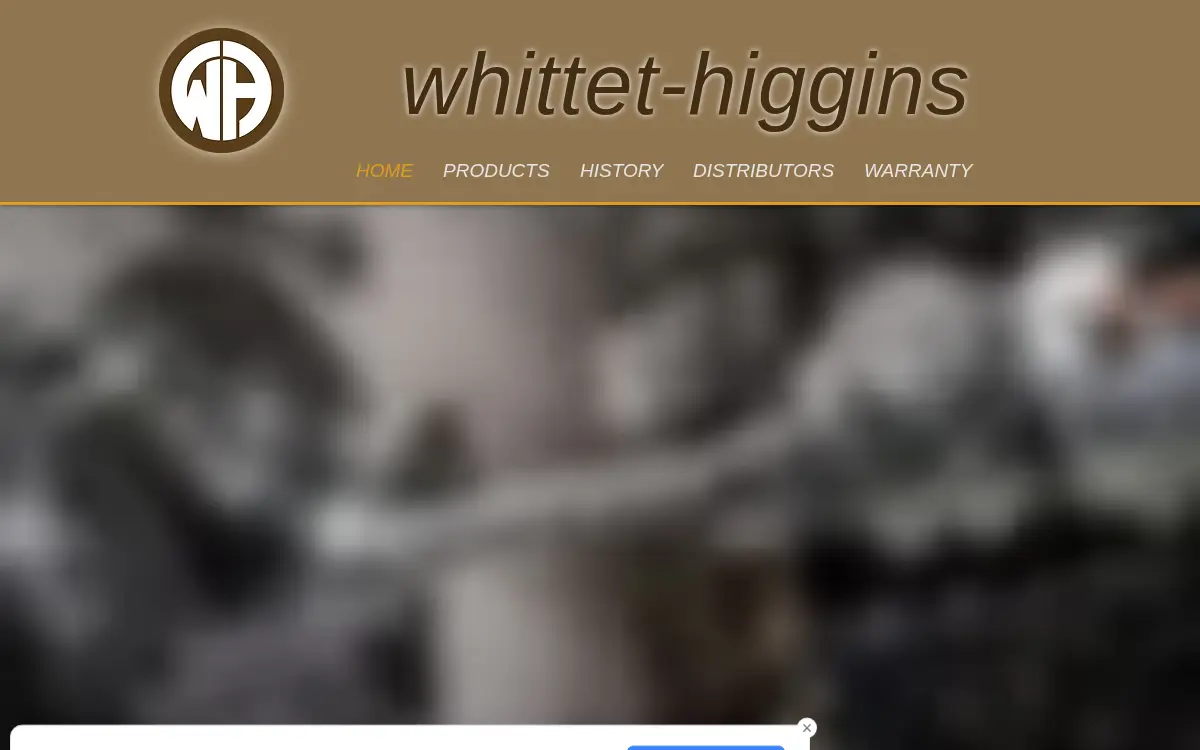 Homepage of Whittet-higgins Company