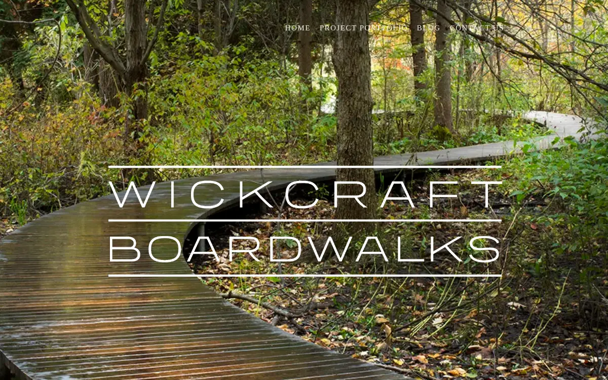 Homepage of Wickcraft Company, INC.