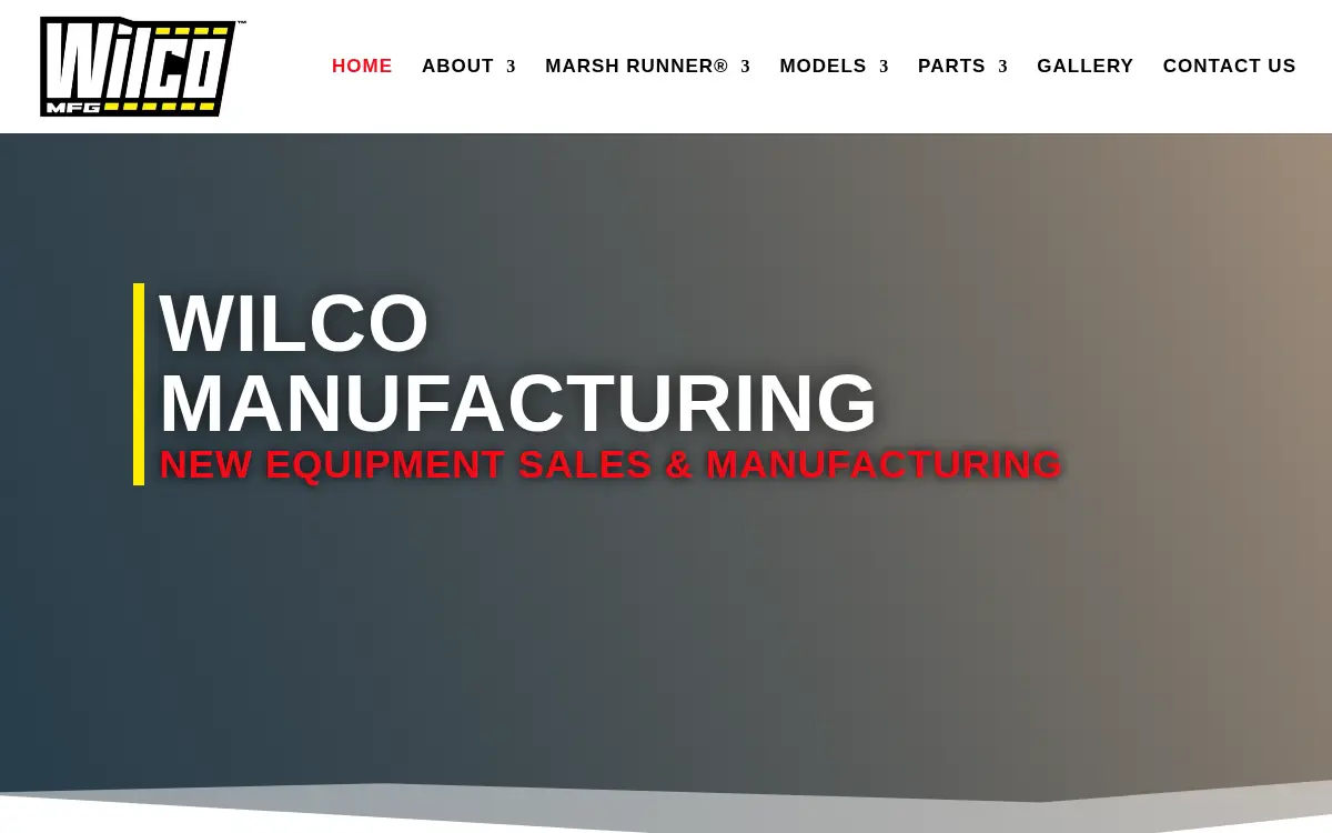 Homepage of Wilco Manufacturing, L.l.c.