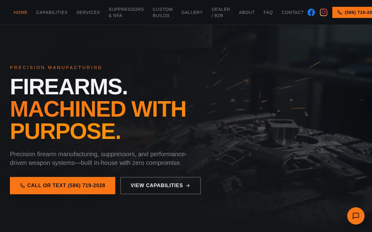Homepage of Wild Manufacturing LLC
