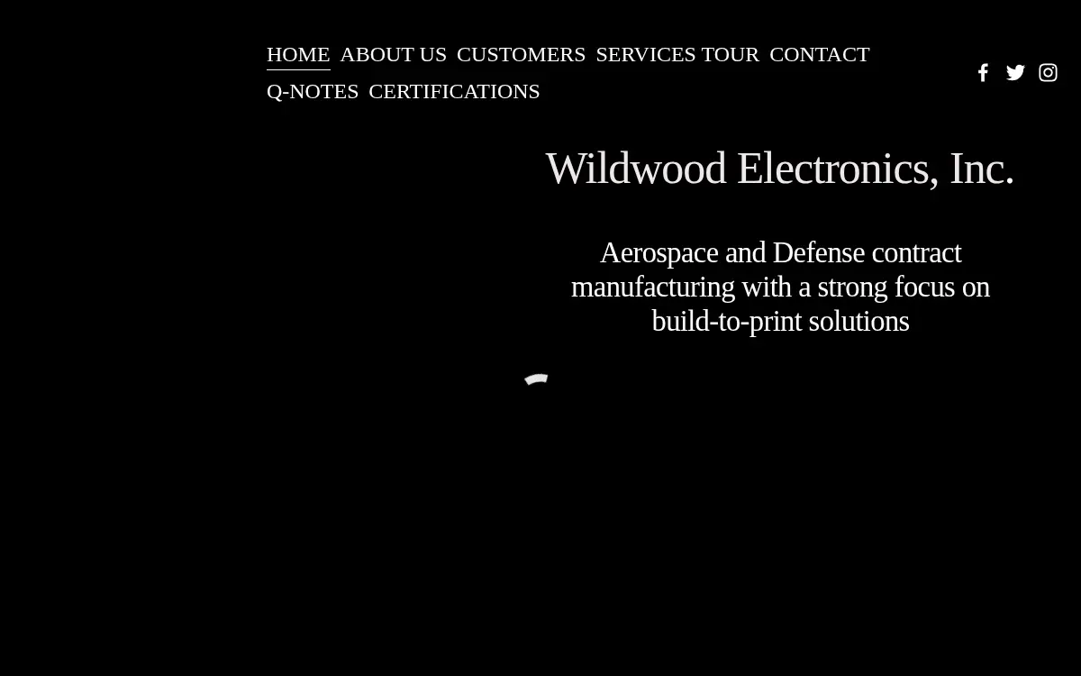 Homepage of Wildwood Electronics INC