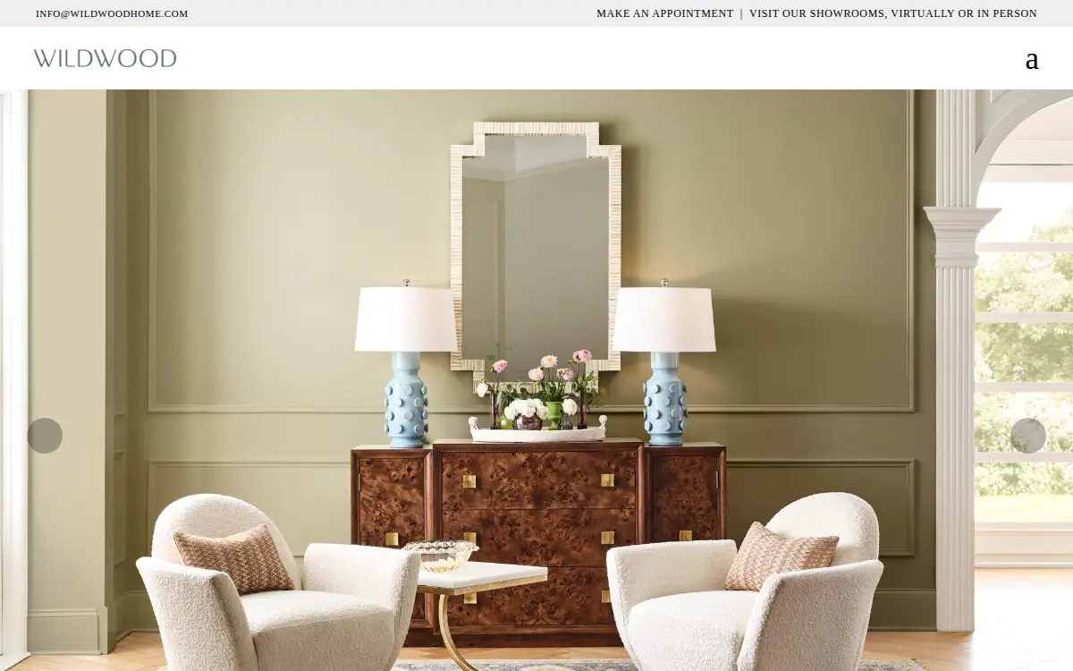 Homepage of Wildwood Lamps & Accents, INC.
