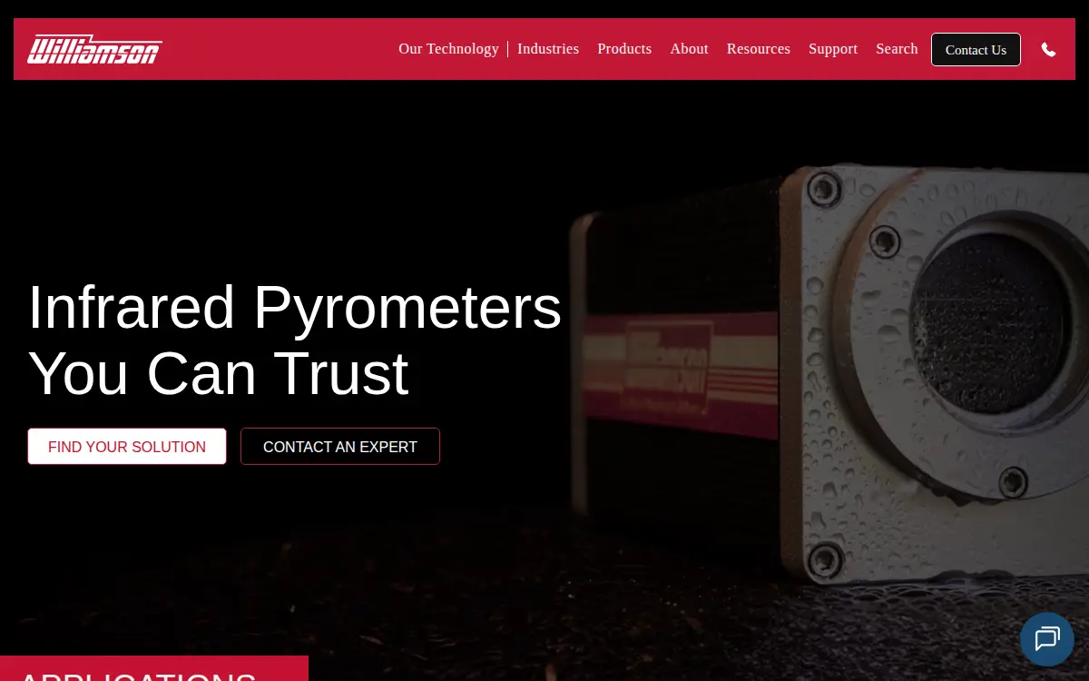 Homepage of Williamson Corporation