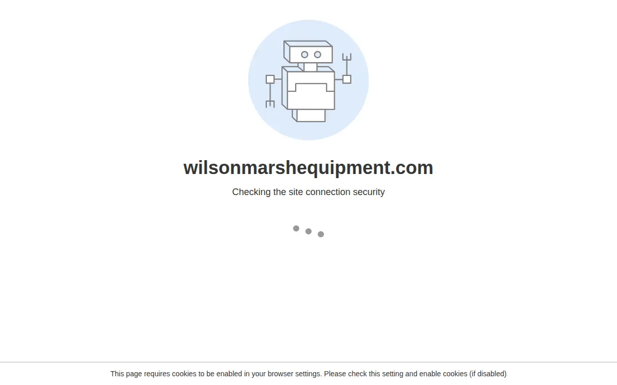 Homepage of Wilson Marsh Equipment Company