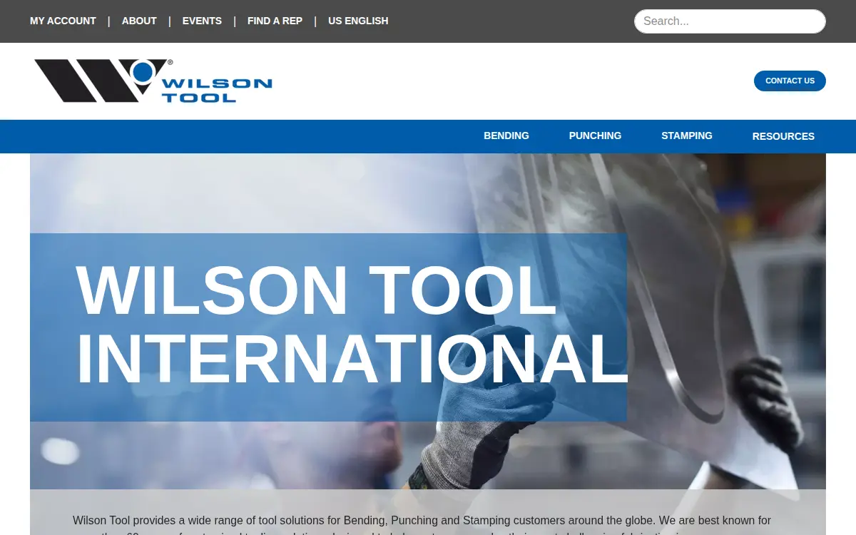 Homepage of Wilson Tool International INC