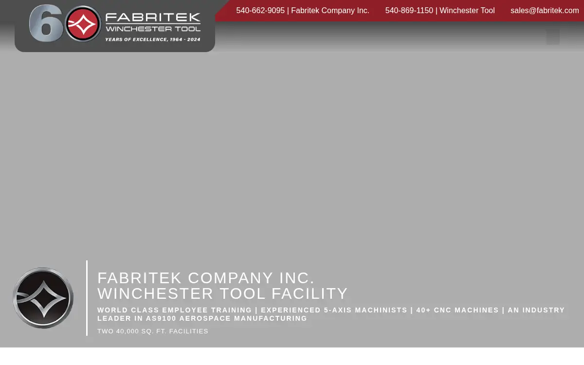 Homepage of Winchester Tool, LLC