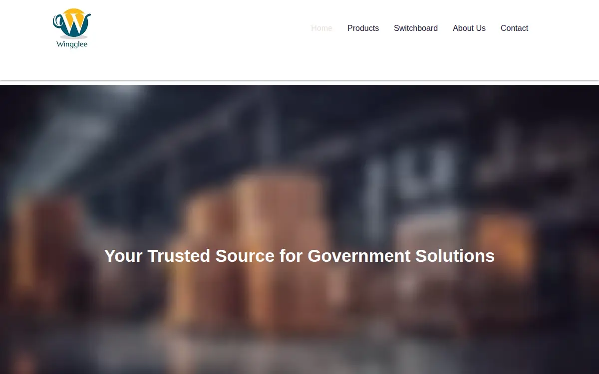 Homepage of Wingglee LLC
