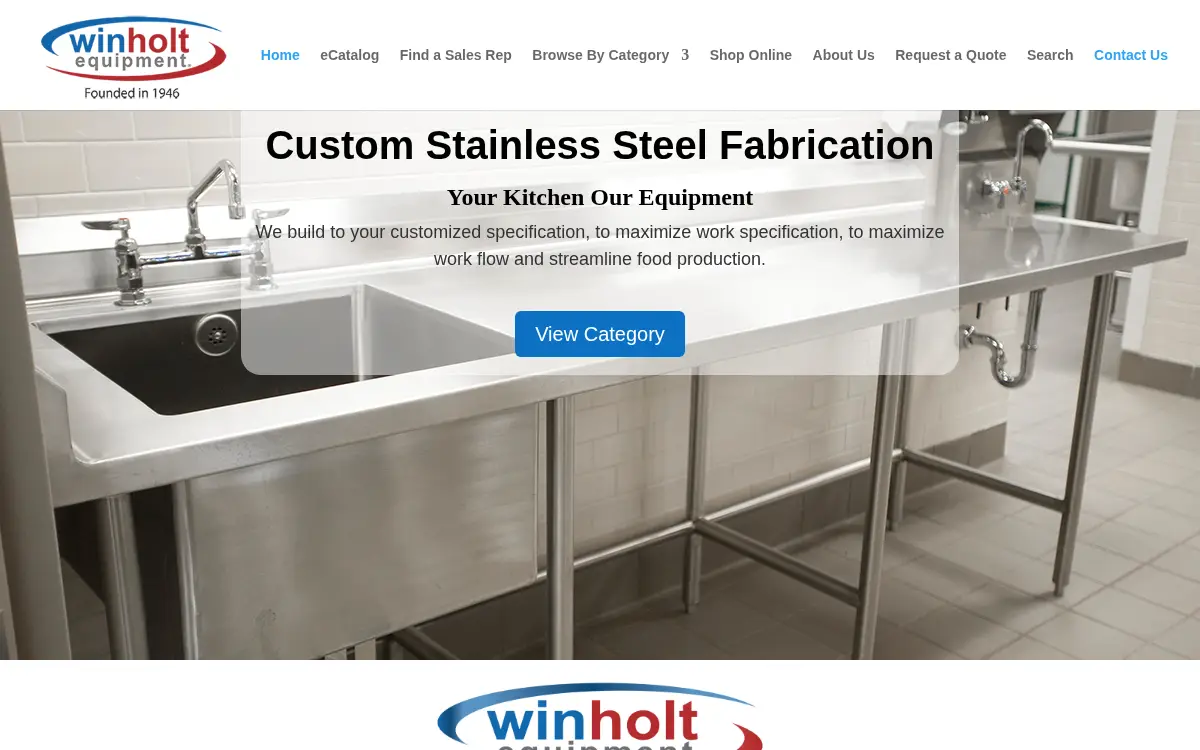 Homepage of Win-holt Equipment CORP.