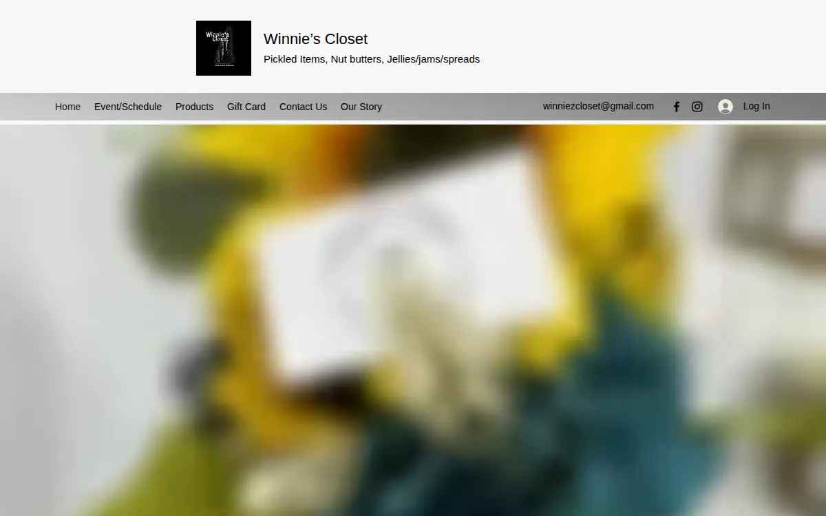 Homepage of Winnie's Closet LLC