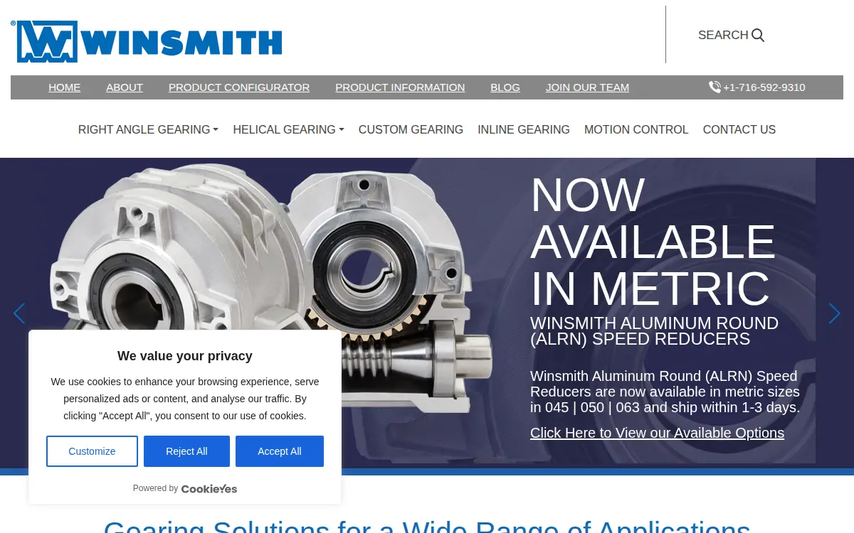 Homepage of Peerless-winsmith, INC.
