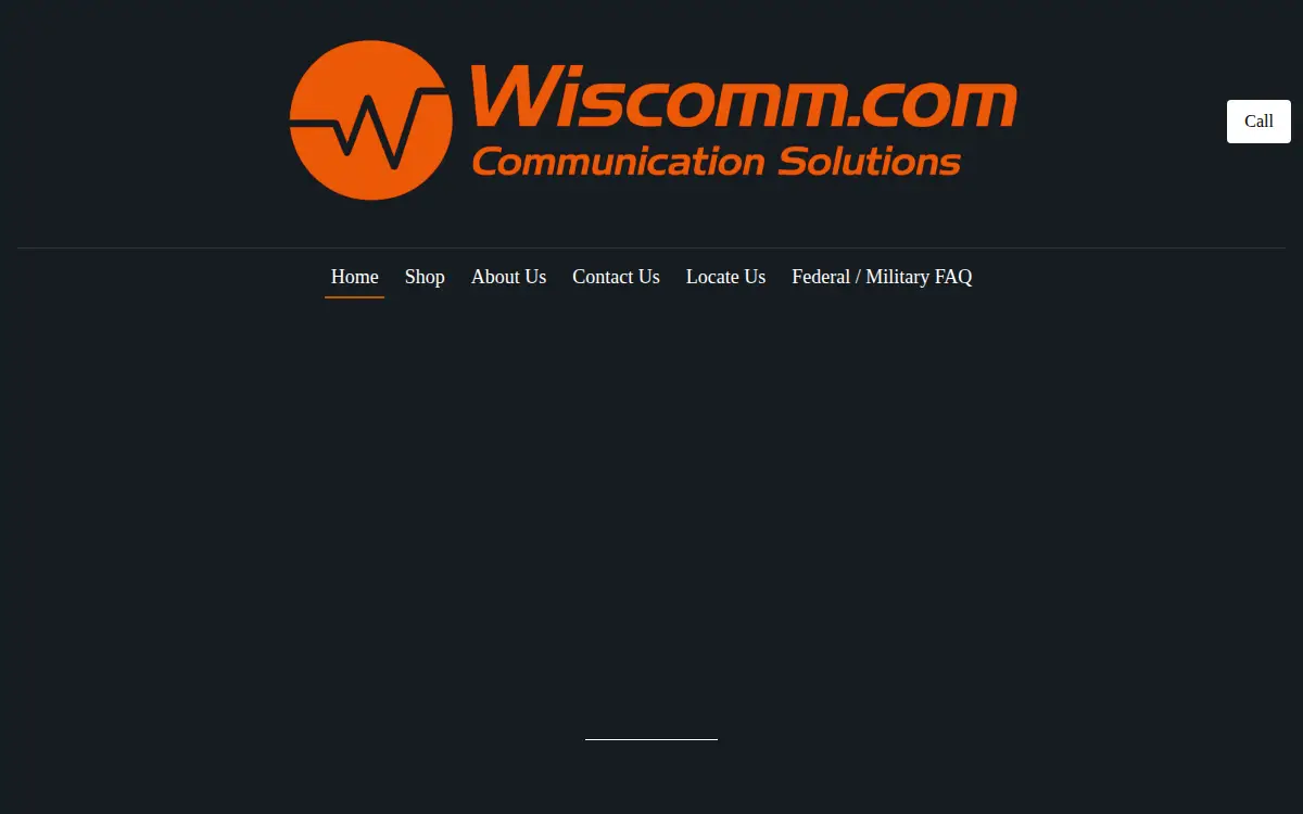 Homepage of Wiscomm LLC