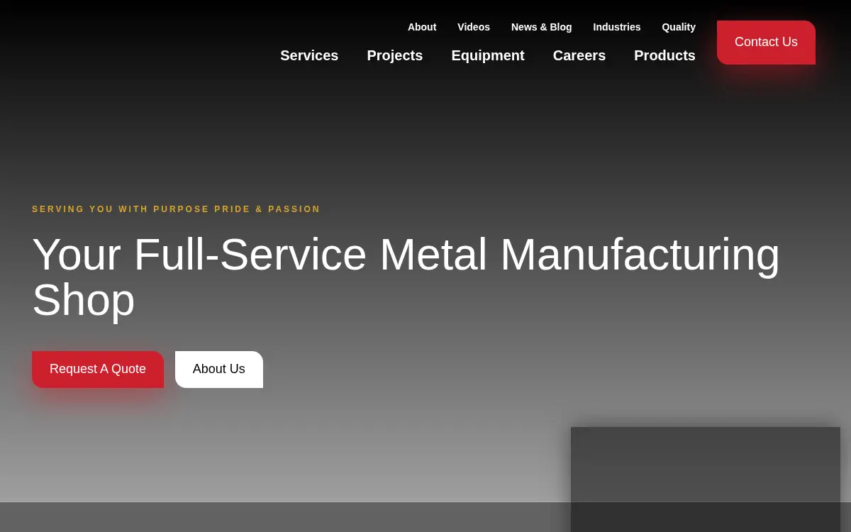 Homepage of Wisconsin Metal Parts LLC