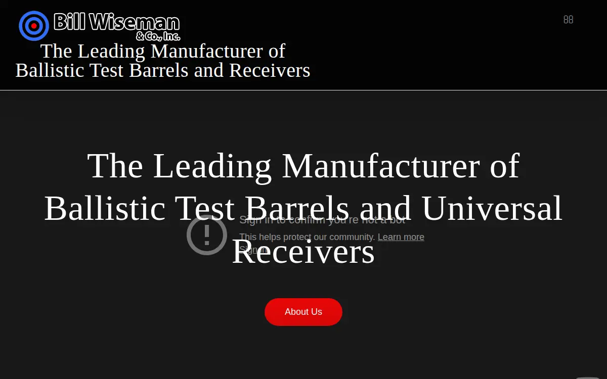 Homepage of Bill Wiseman & Co., INC.