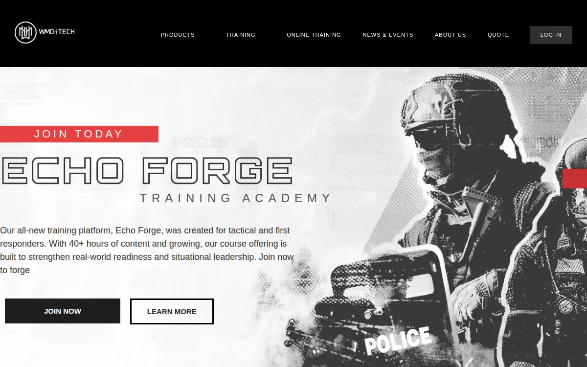 Homepage of Wmdtech, LLC