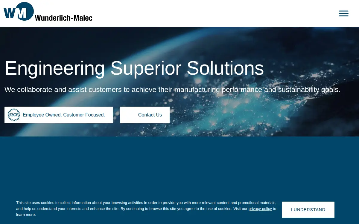 Homepage of Wunderlich-malec Services, INC.
