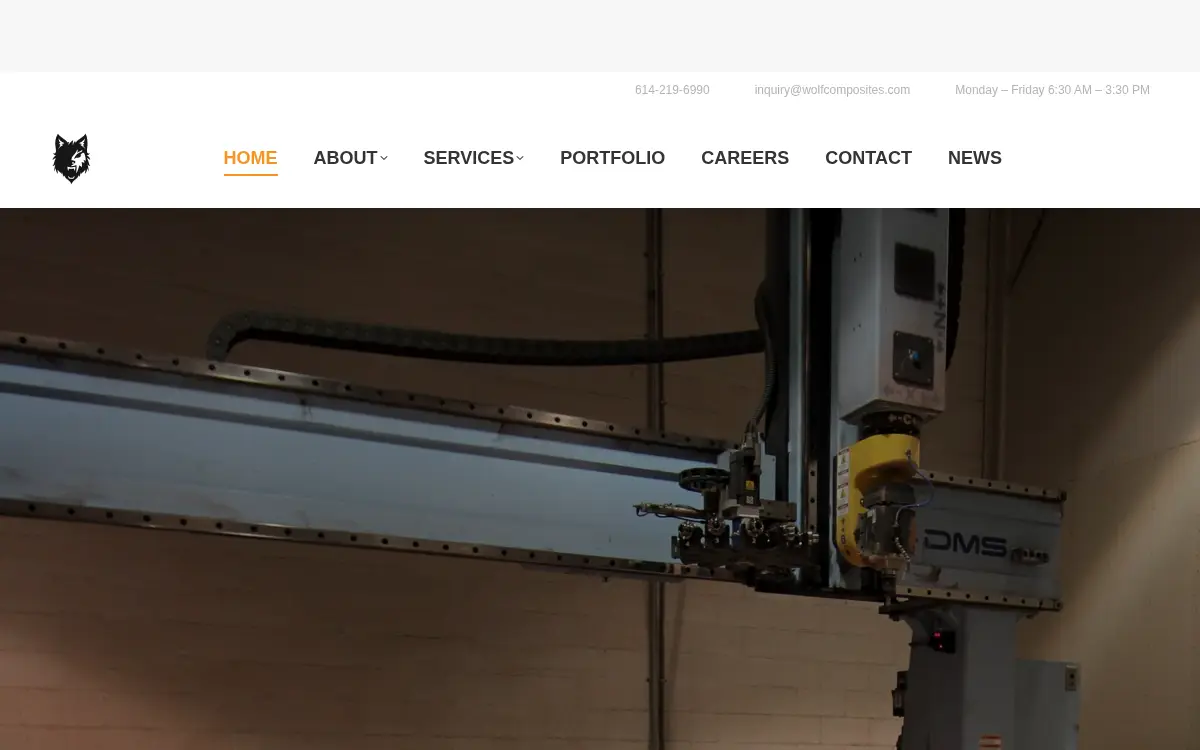 Homepage of Wolfden Products, INC