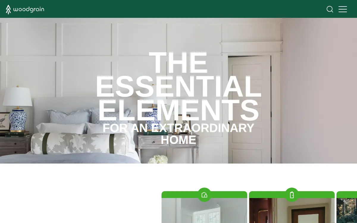 Homepage of Woodgrain, INC.