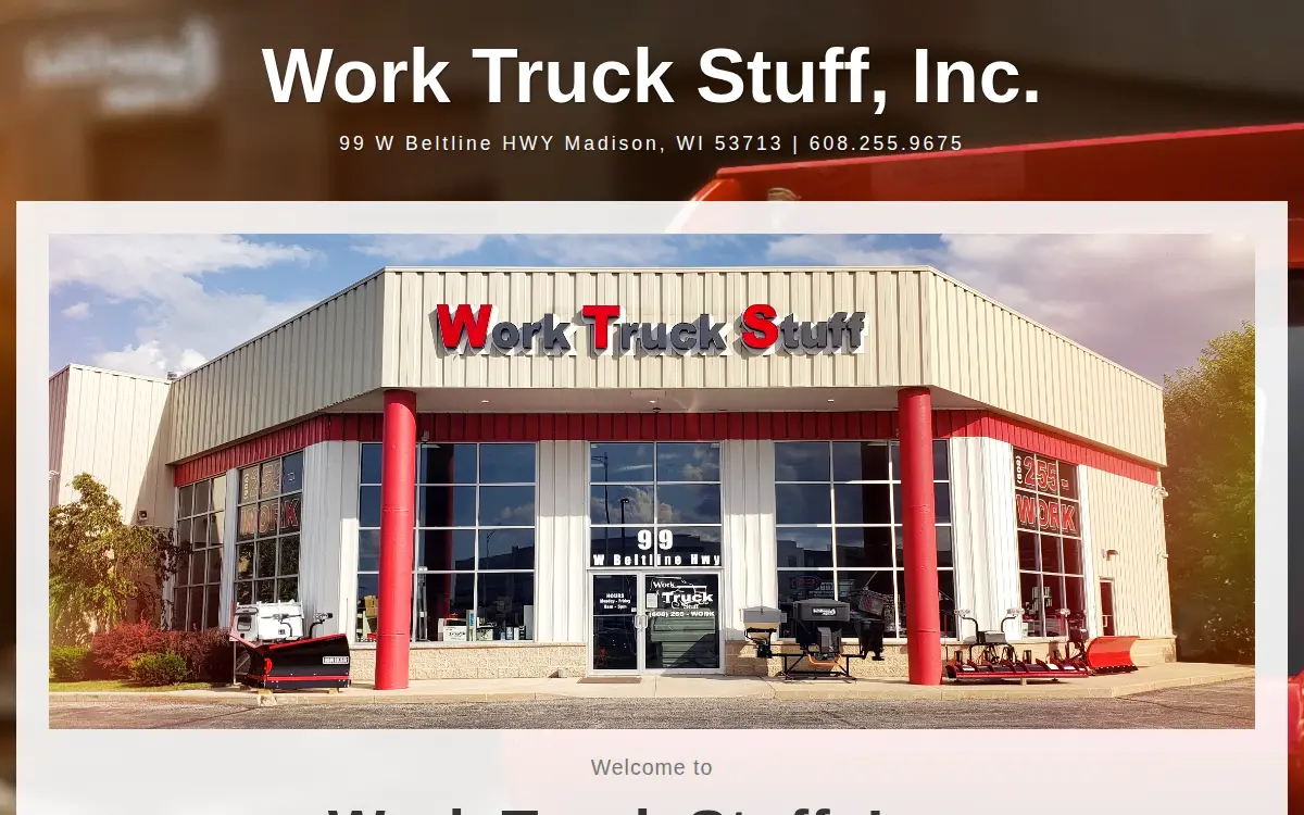 Homepage of Work Truck Stuff INC