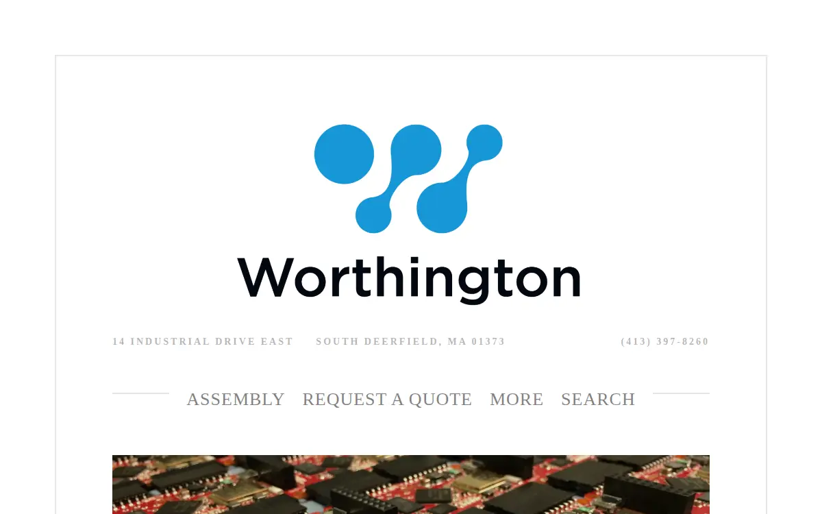 Homepage of Worthington Assembly, INC.