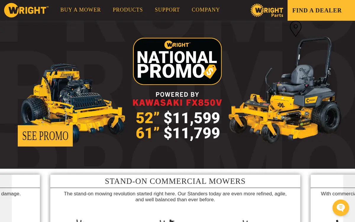 Homepage of Wright Manufacturing, INC