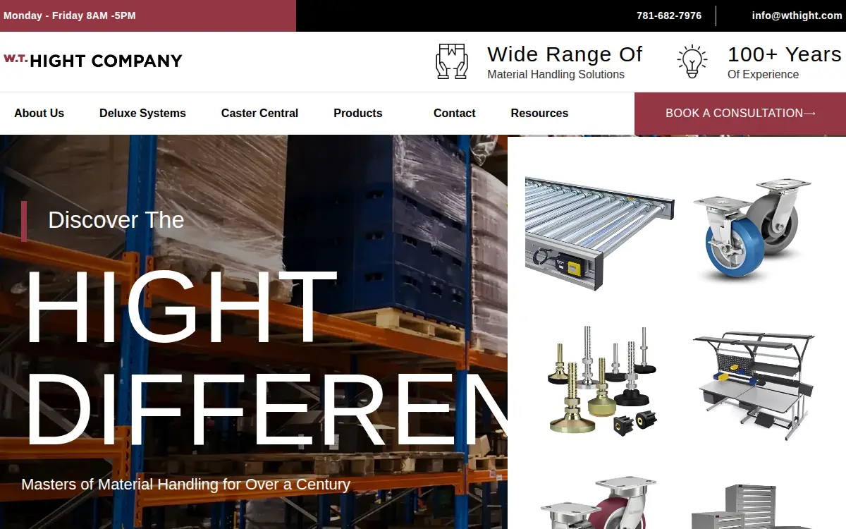 Homepage of The W T Hight CO.