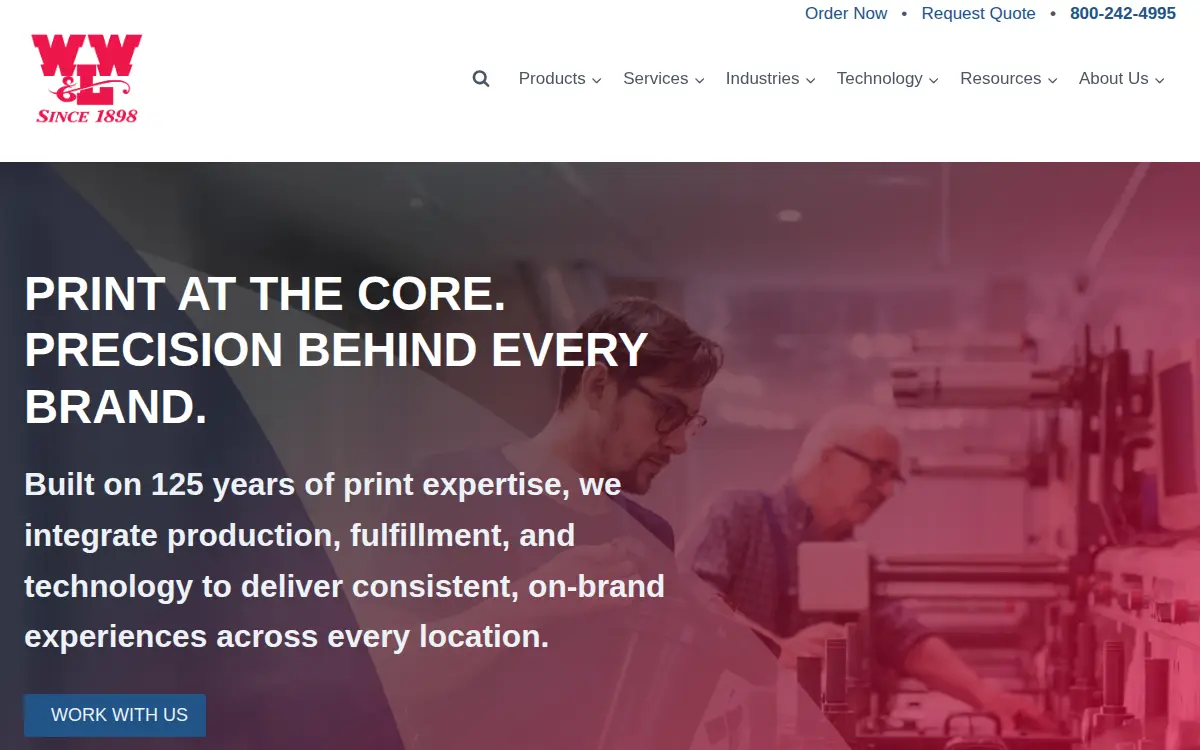 Homepage of Weldon Williams & Lick INC