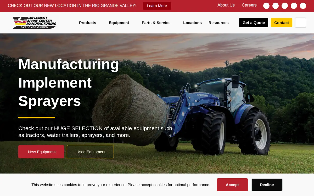 Homepage of Wylie & Son, INC.