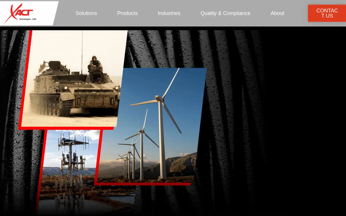 Homepage of Xact Technologies USA Corporation