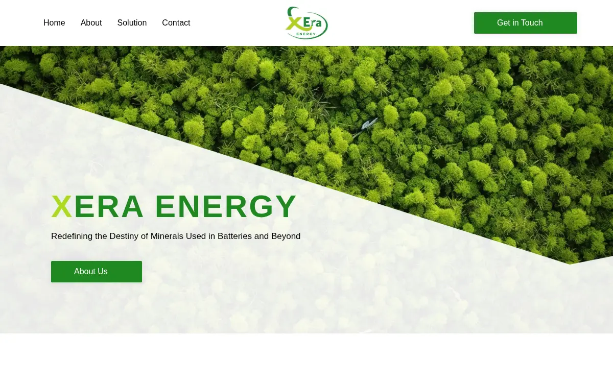 Homepage of Xera Energy INC