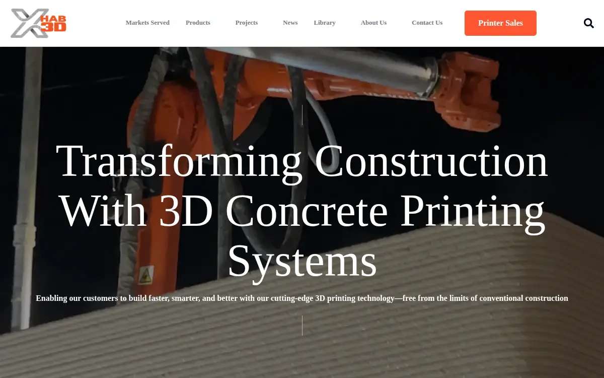 Homepage of X-hab 3d INC