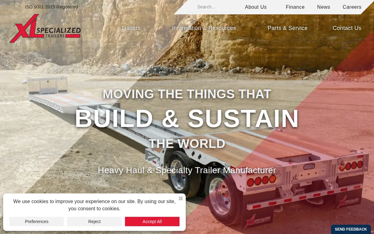 Homepage of Bull Moose Heavy Haul, INC