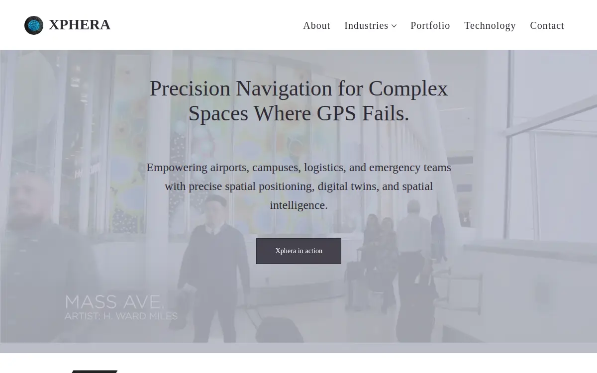 Homepage of Xphera Incorporated