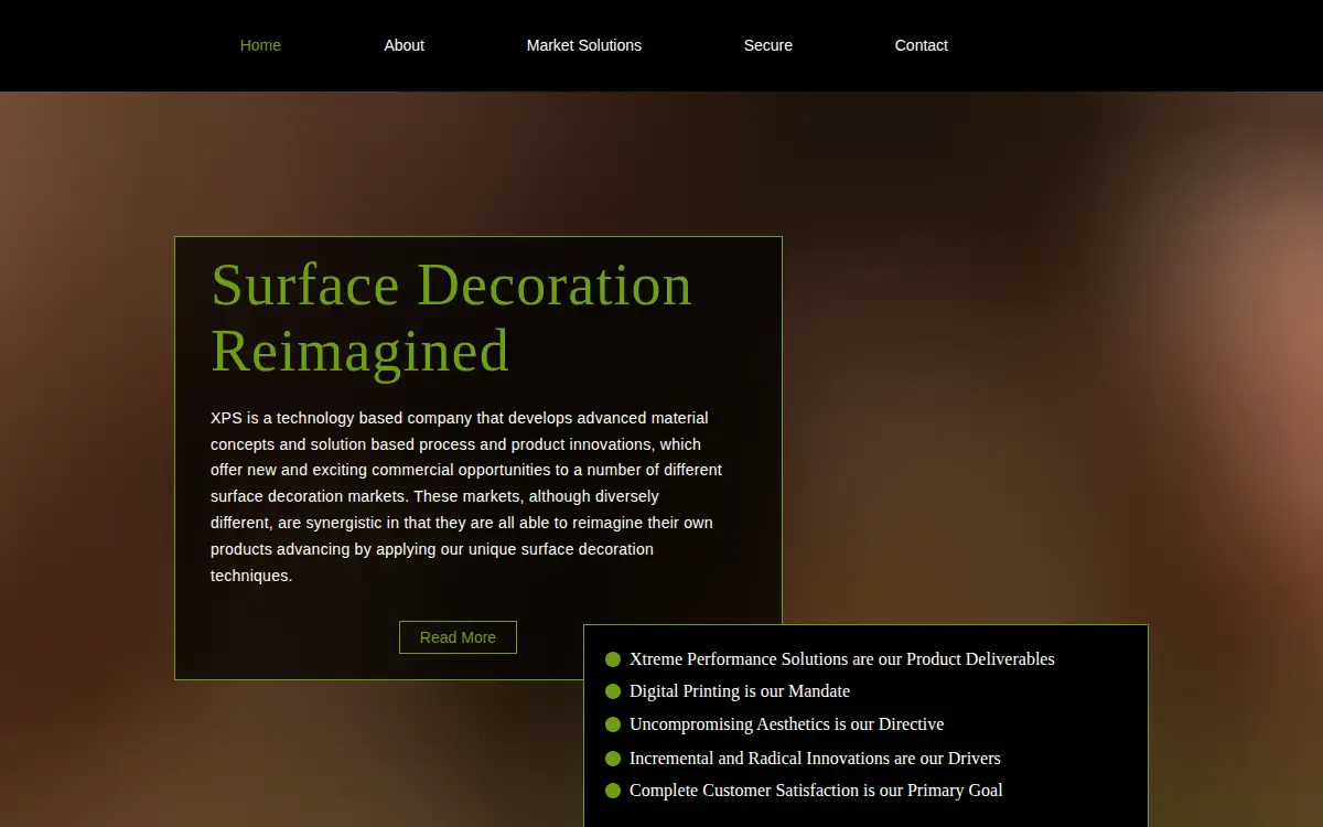 Homepage of Xps Polymers, INC
