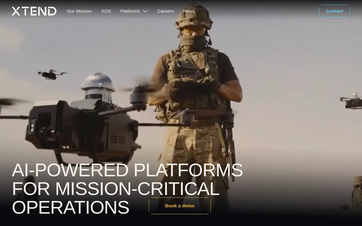 Homepage of Xtend Reality INC.