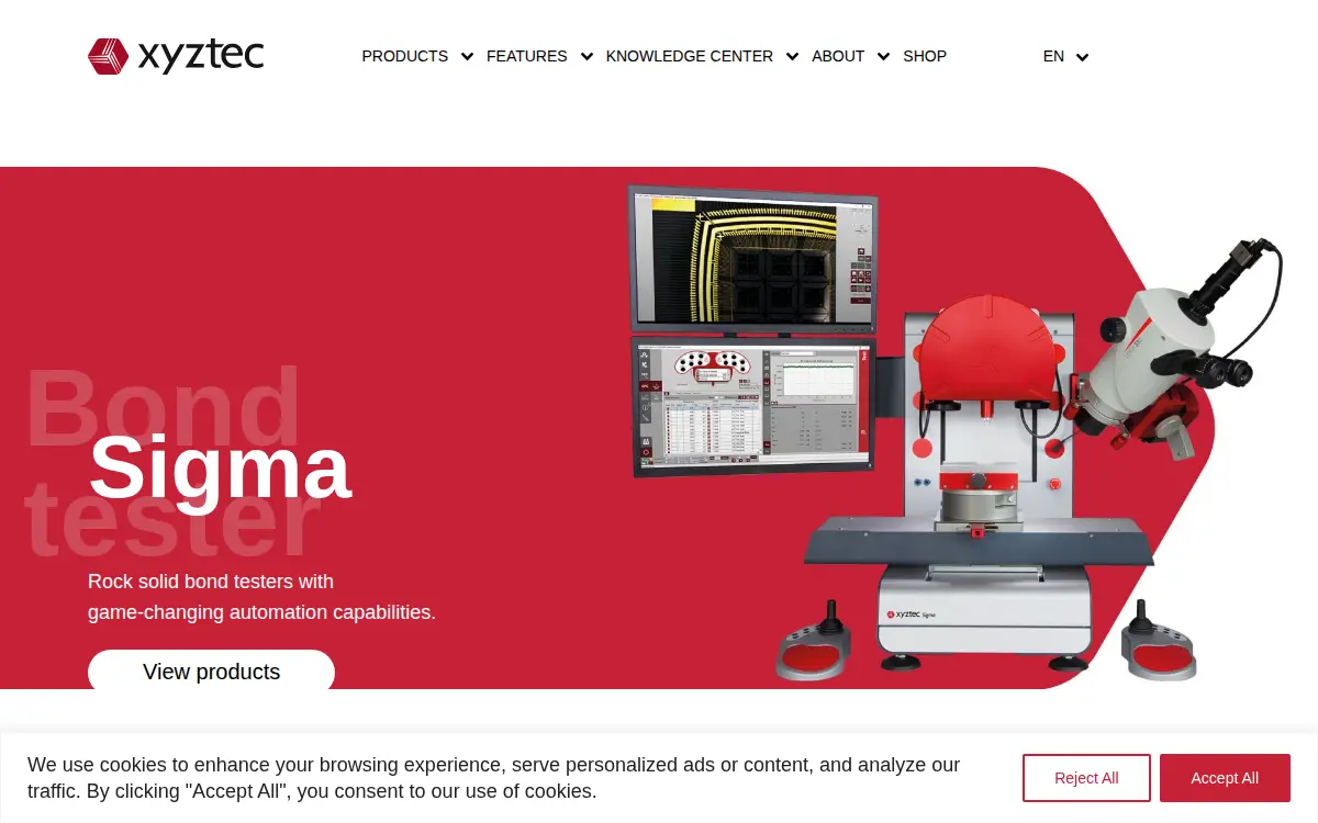 Homepage of Xyztec, INC.