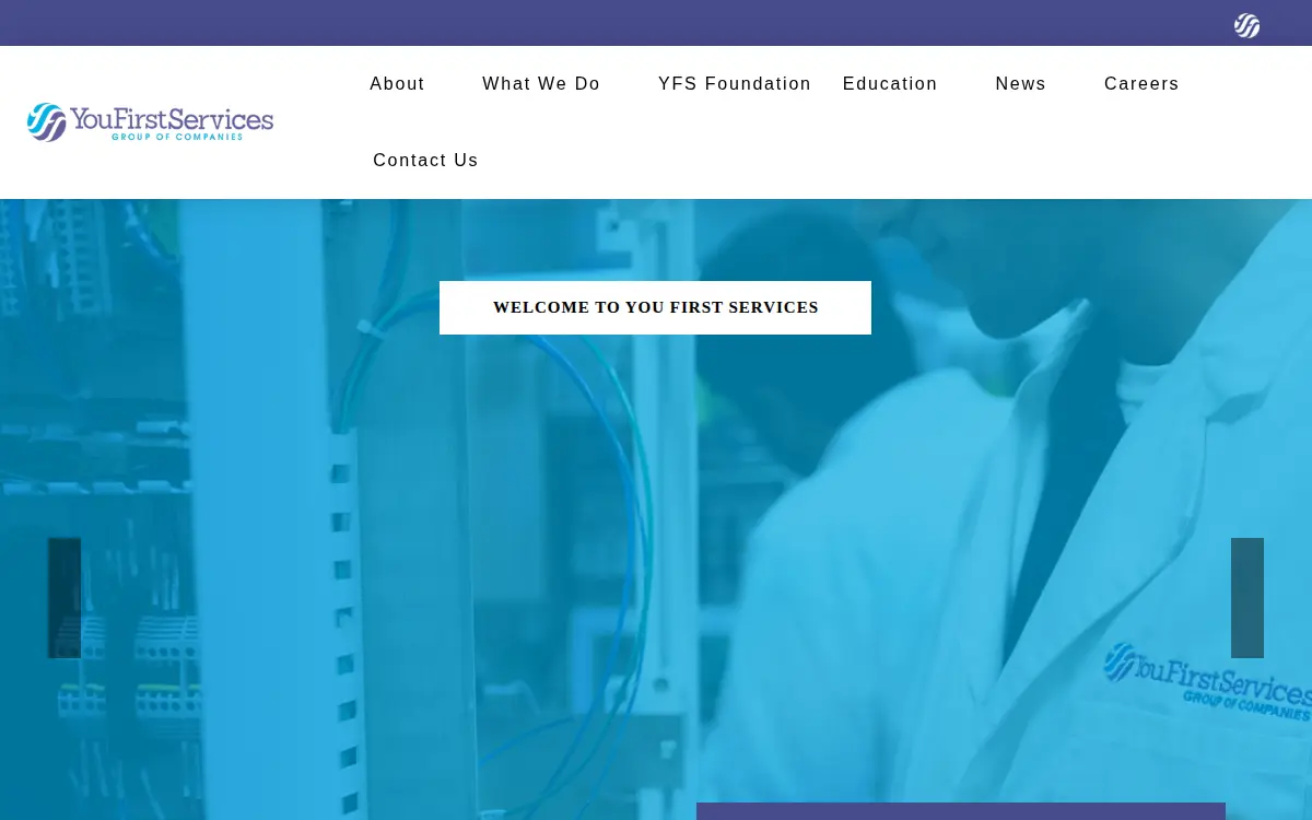 Homepage of You First Services, INC