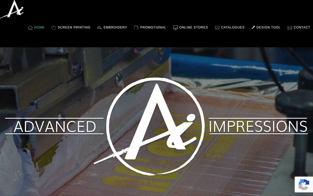 Homepage of Advanced Impressions, INC