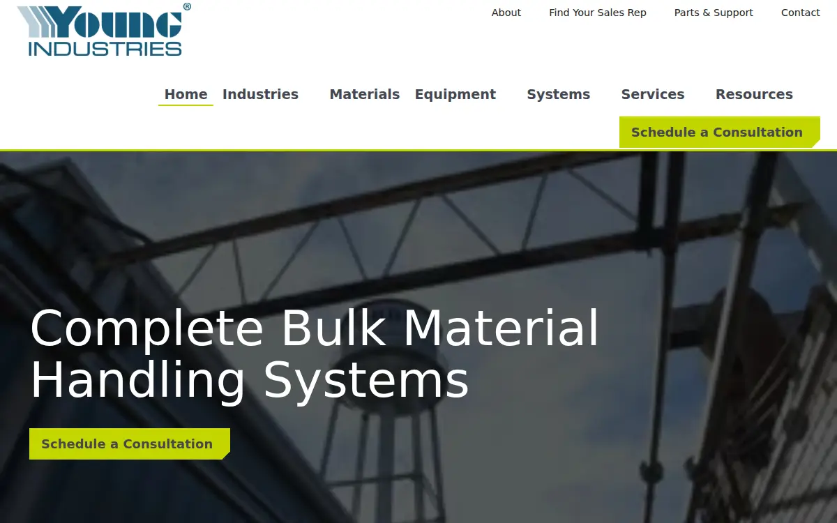 Homepage of The Young Industries, INC