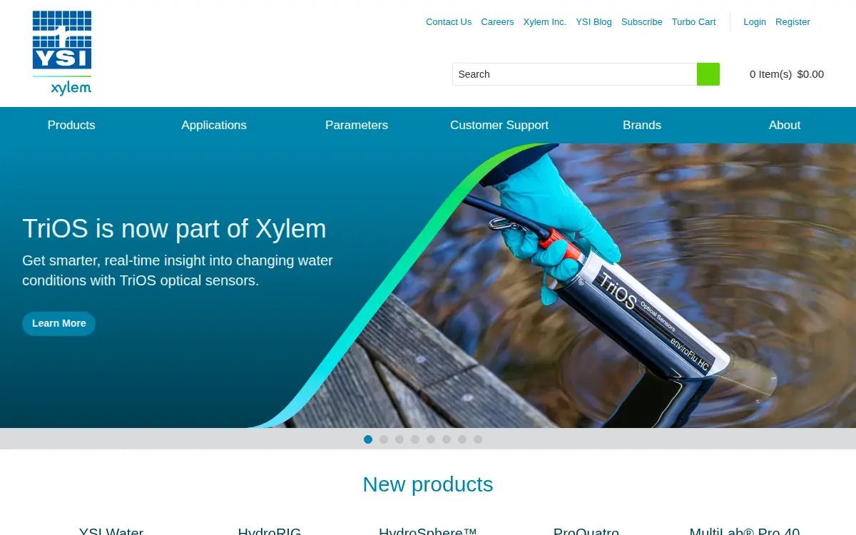 Homepage of Ysi, INC
