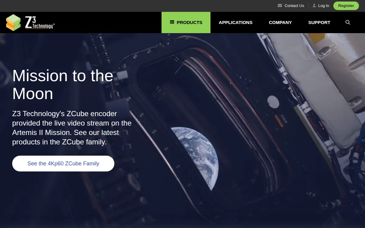 Homepage of Z3 Technology, LLC