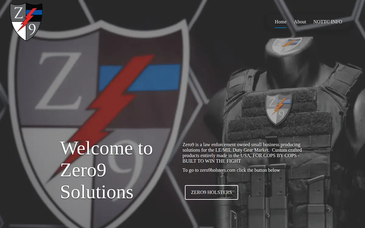 Homepage of Zero9 Solutions LTD