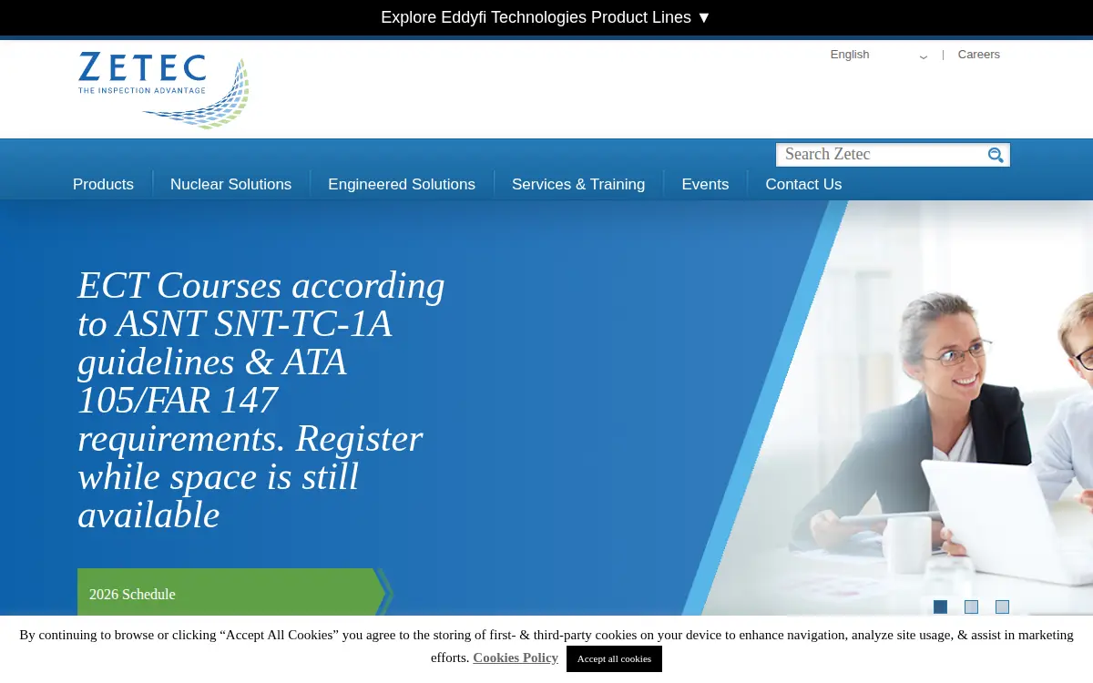 Homepage of Zetec INC