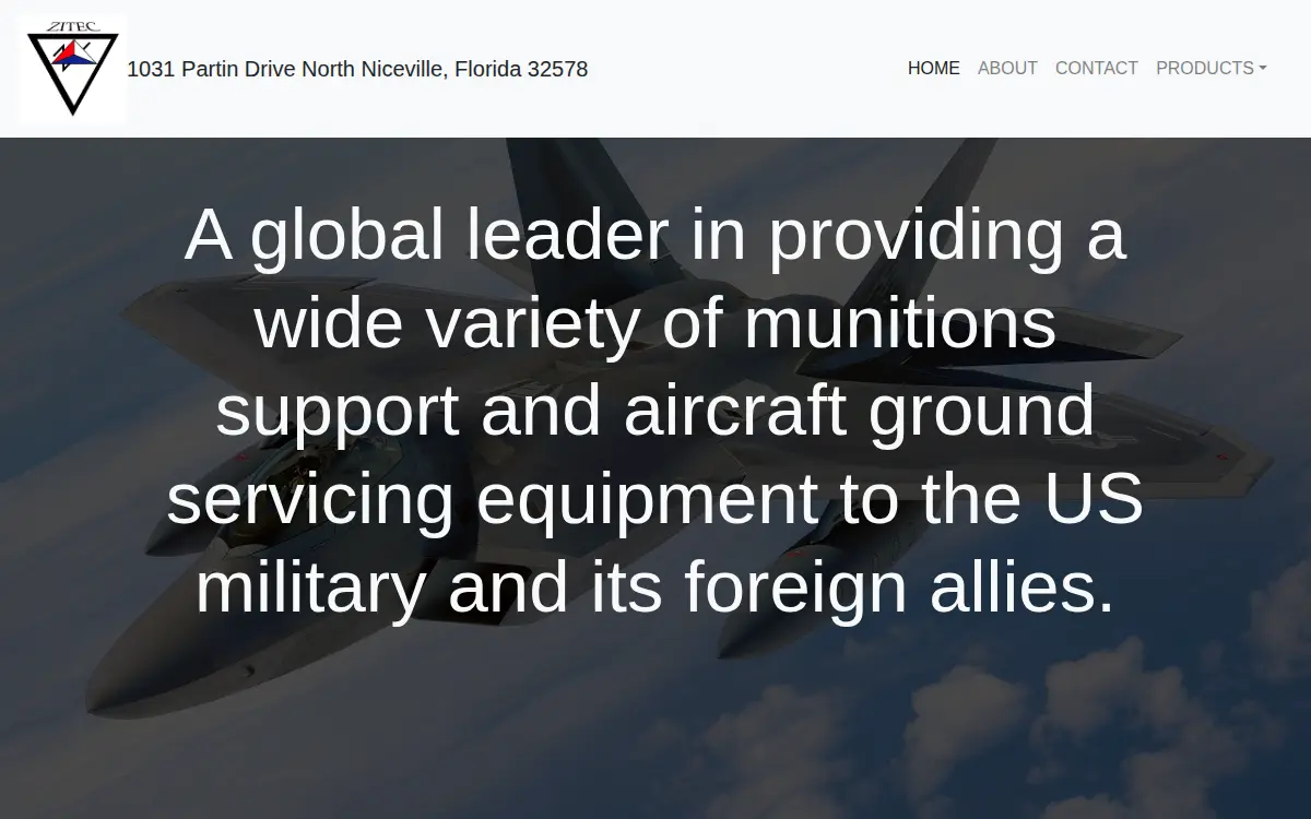 Homepage of Zitec, INC