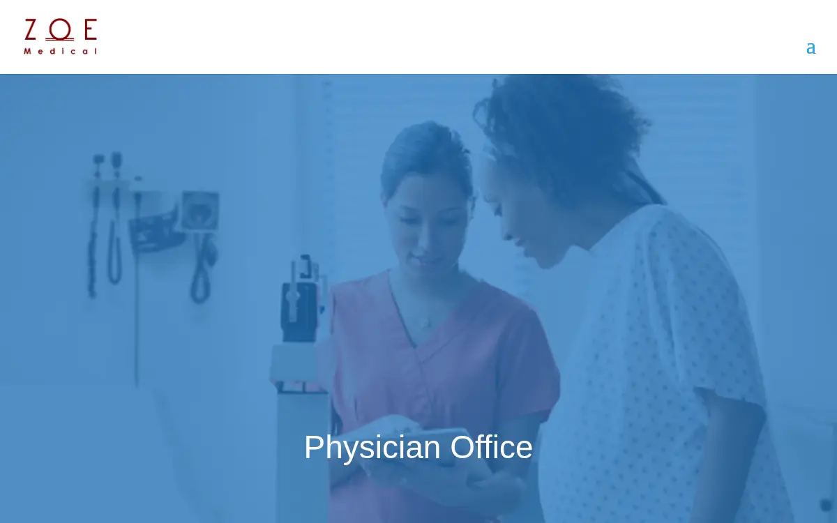Homepage of Zoe Medical Incorporated