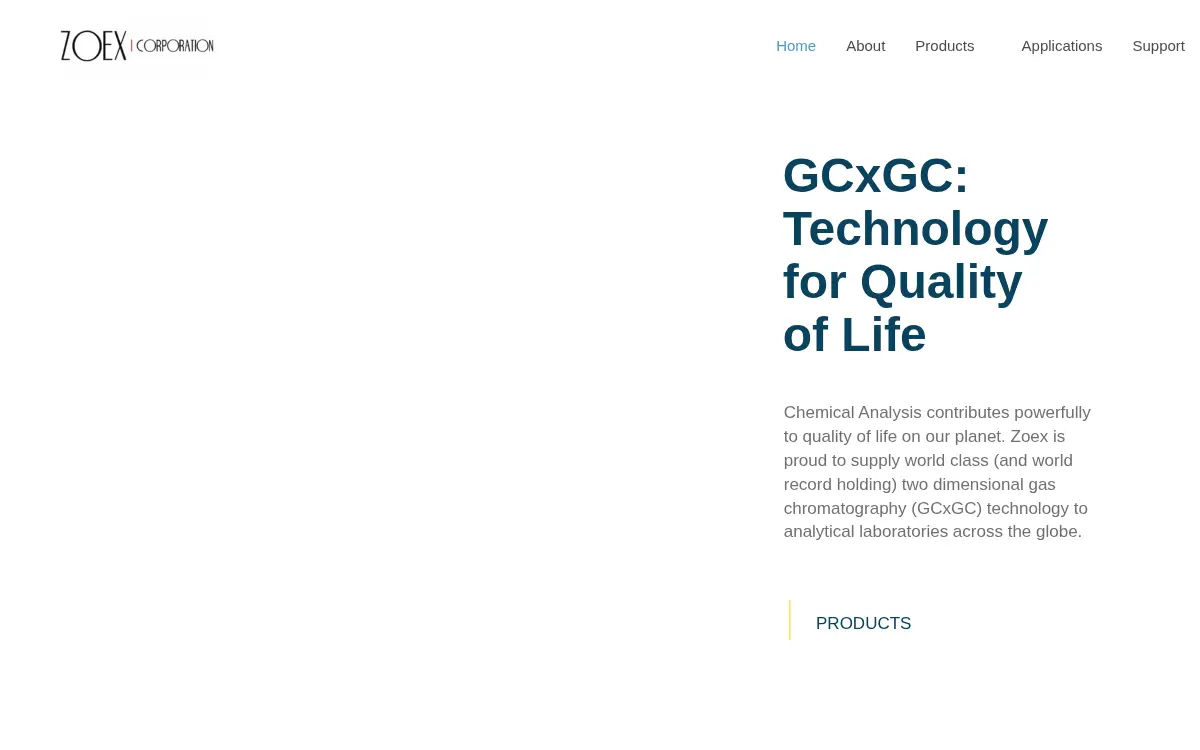 Homepage of Zoex CORP
