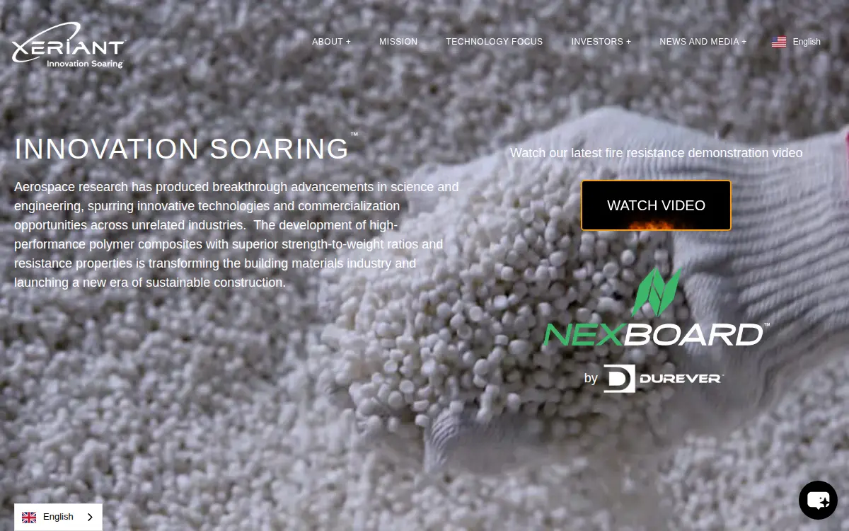 Homepage of Xeriant INC
