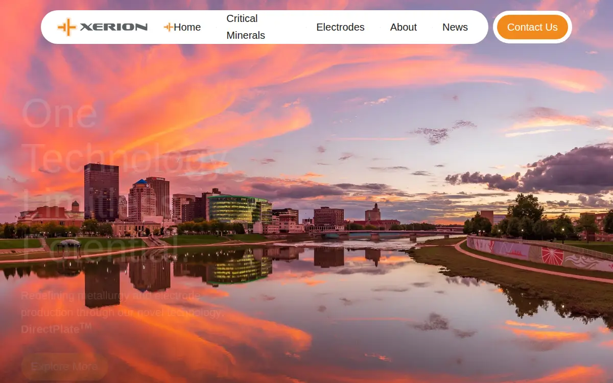 Homepage of Xerion Advanced Battery CORP.
