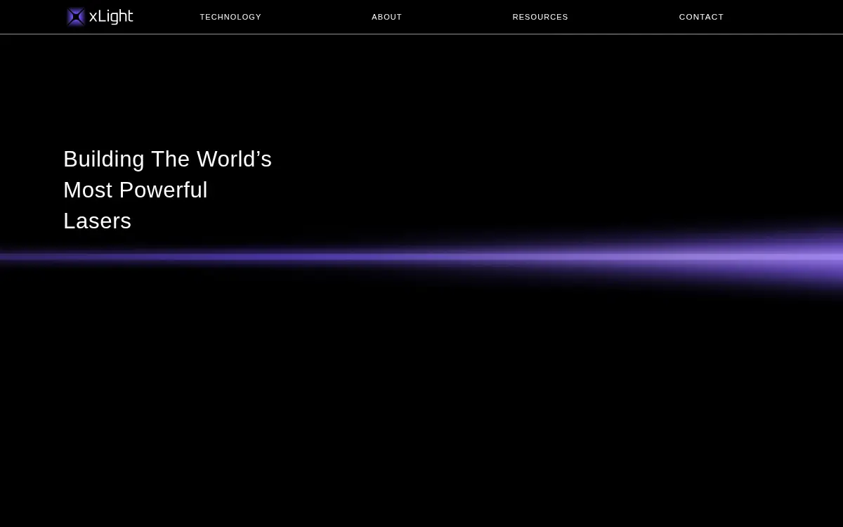 Homepage of Xlight INC.