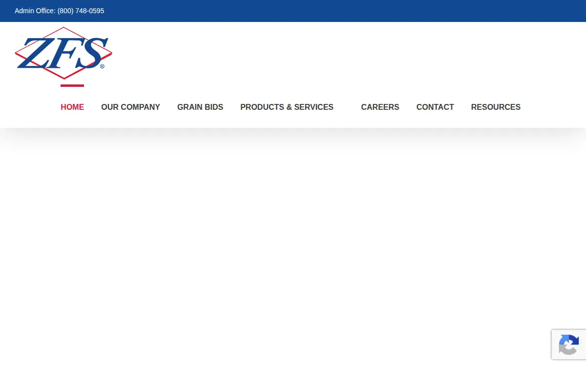 Homepage of Zeeland Farm Services, INC